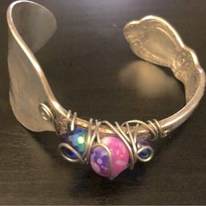 Vintage wrapped spoon bracelet